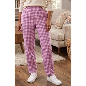 Vermont Flannel Co Plaid Pajama Lounge Pants Women's L USA Lounge Comfy Cotton